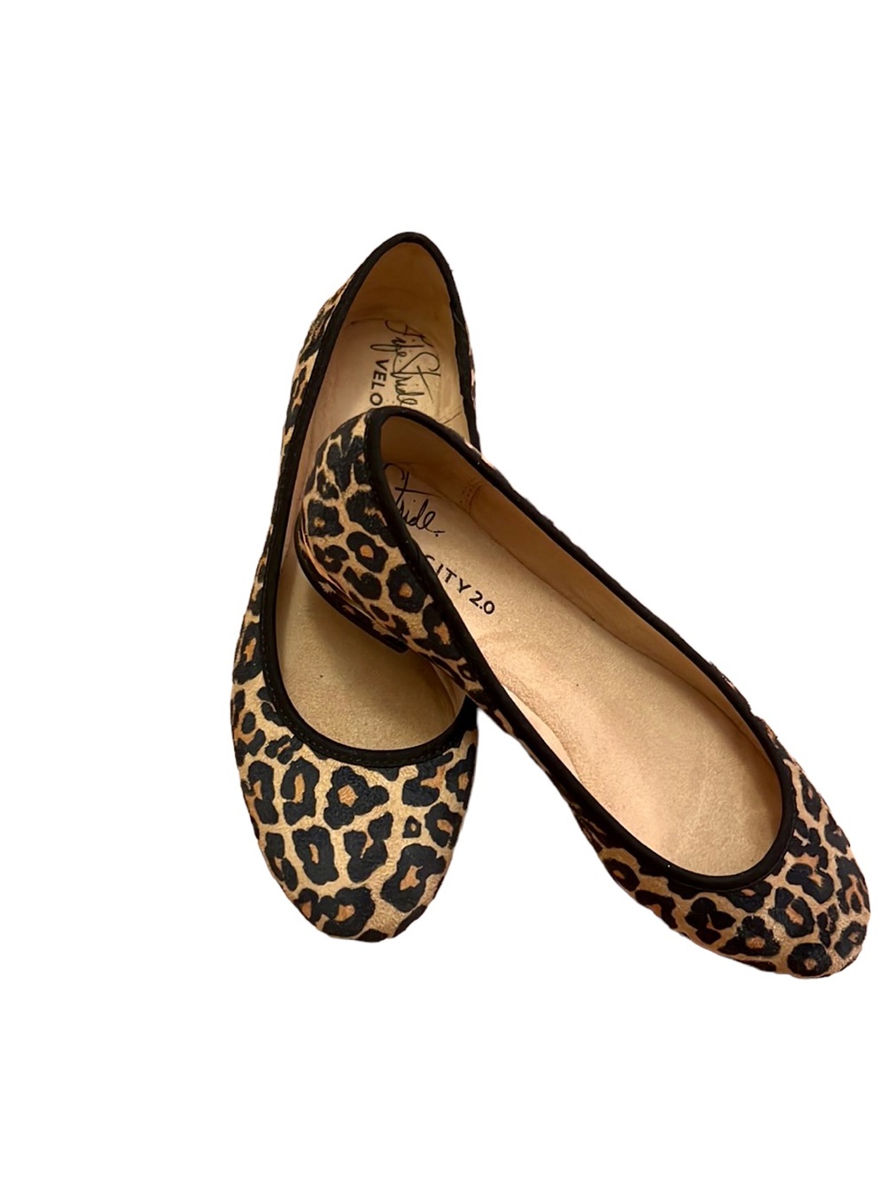 New Life Stride Leopard Print Ballet Flats